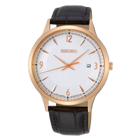 Orologio Seiko Uomo Classic Uomo in Acciaio placcato oro rosa SGEH88P1 - SGEH88P1